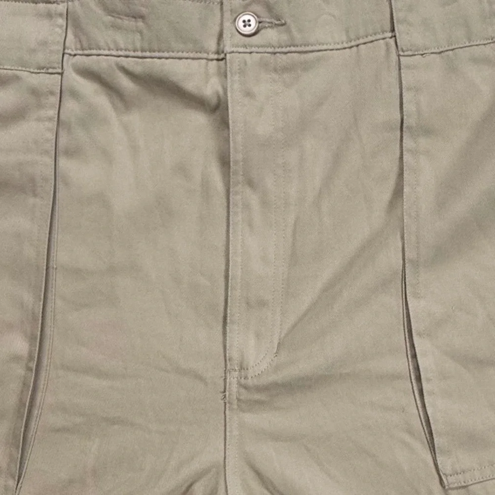 Windham Pointe Mens 42 Plaza Taupe Cargo‎ Shorts Side Elastic 6in Inseam New